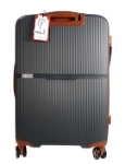 Obrázek z Cestovní kufr Dielle M PP STRIPE 190-66-23 antracitová 78 L 