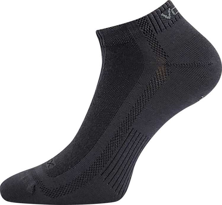 Obrázek z VOXX Ponožky nízké sportovní MORFAN z modalu TMAVĚ ŠEDÉ (3 páry) 