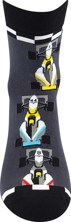 Obrázek z LONKA Ponožky společenské vtipné DEVIVE s obrázky FORMULE (3 páry) 