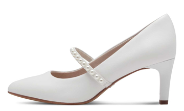 Obrázek Tamaris 1-22424-44-100 Dámské baleríny bílé