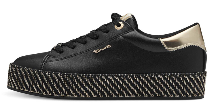 Obrázek z Tamaris 1-23713-42-048 Dámské tenisky black / gold 