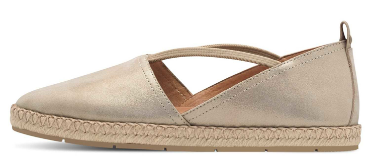 Obrázek z Tamaris 1-24620-44-179 Dámské espadrilky champagne 