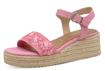 Obrázek z Tamaris 1-28059-44-531 Dámské sandály na klínku růžové 