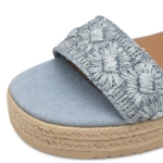 Obrázek z Tamaris 1-28059-44-880 Dámské sandály na klínku modré 