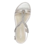 Obrázek z Tamaris 1-28126-44-229 Dámské sandály stříbrné 