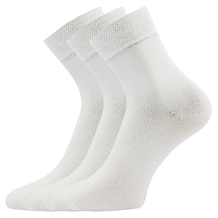 Obrázek z BOMA Ponožky bambusové EKOM 3pár BÍLÉ 