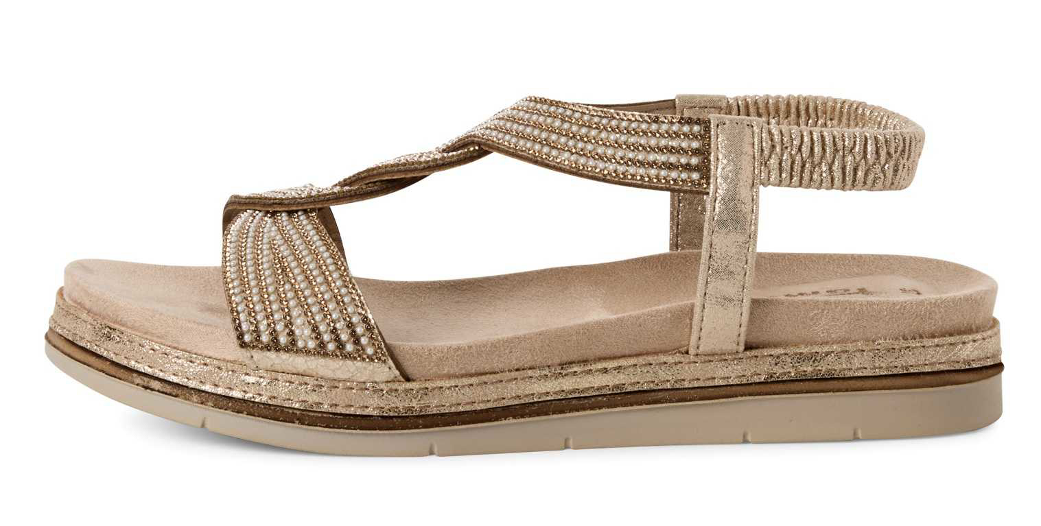 DÁMSKÉ SANDÁLY TAMARIS 1 28253 28 318 BÉŽOVÁ Barva: BÉŽOVÁ koupíte na CoolBoty.cz