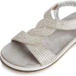 Obrázek z Tamaris 1-28200-44-948 Dámské sandály stříbrné 