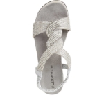 Obrázek z Tamaris 1-28200-44-948 Dámské sandály stříbrné 