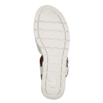 Obrázek z Tamaris 1-28202-42-117 Dámské sandály na klínku bílé 