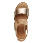 Obrázek z Tamaris 1-28206-42-445 Dámské sandály na klínku hnědé 