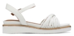 Obrázek z Tamaris 1-28218-44-100 Dámské sandály na klínku bílé 