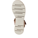 Obrázek z Tamaris 1-28220-44-392 Dámské sandály na klínku hnědé 