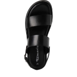 Obrázek z Tamaris 1-28238-42-001 Dámské sandály na klínku černé 