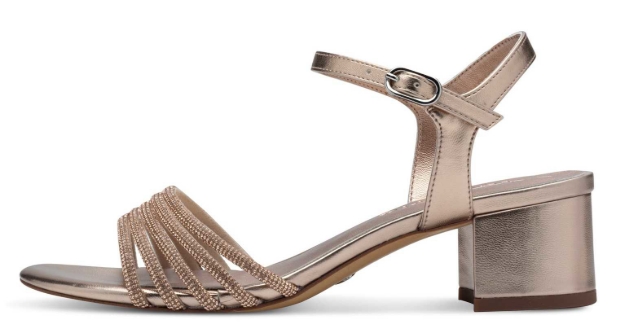 Obrázek z Tamaris 1-28248-44-586 Dámské sandály na podpatku růžové 