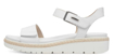 Obrázek z Tamaris 1-28260-42-100 Dámské sandály na klínku bílé 