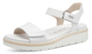 Obrázek z Tamaris 1-28260-42-100 Dámské sandály na klínku bílé 