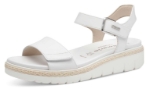 Obrázek z Tamaris 1-28260-42-100 Dámské sandály na klínku bílé 