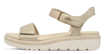 Obrázek z Tamaris 1-28260-42-179 Dámské sandály na klínku béžové 