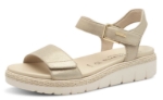 Obrázek z Tamaris 1-28260-42-179 Dámské sandály na klínku béžové 