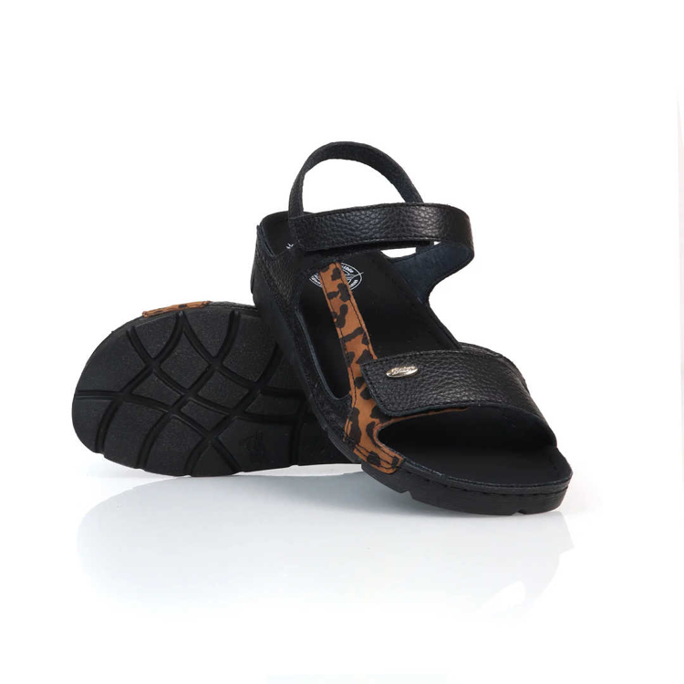 Obrázek z Batz Miri Black-leo Dámské zdravotní sandály 