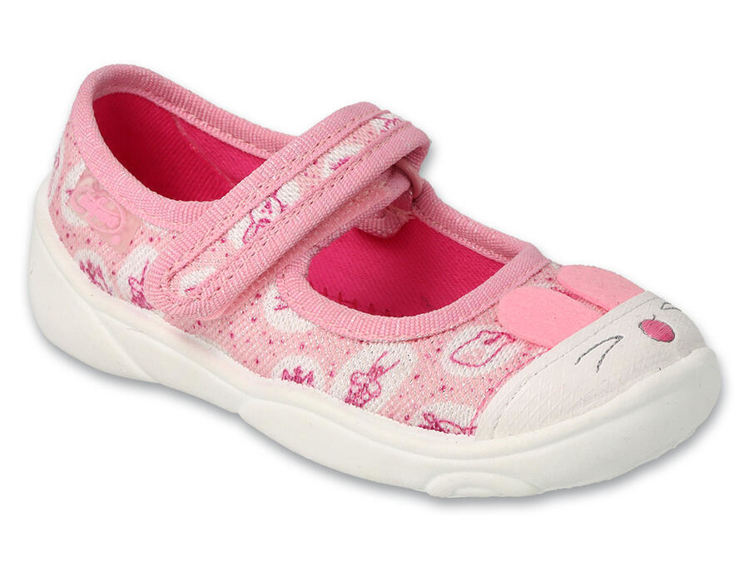 Obrázek z BEFADO 209P040 dívčí balerínky růžové ouška 