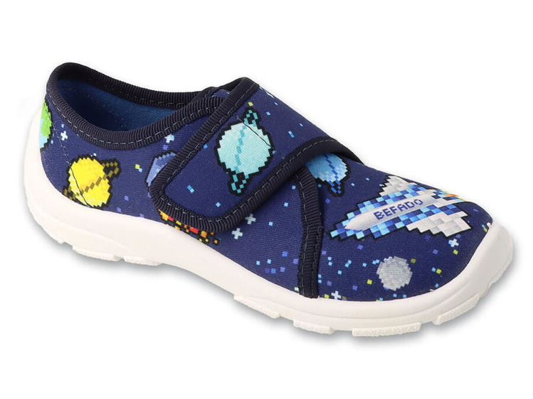 Obrázek z BEFADO 974X578 chlapecké bačkorky 1SZ vesmír 