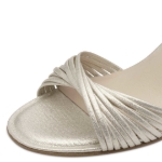 Obrázek z Tamaris 1-28324-42-179 Dámské sandály na podpatku stříbrné 