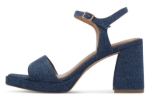 Obrázek z Tamaris 1-28343-44-802 Dámské sandály na podpatku modré 