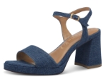 Obrázek z Tamaris 1-28343-44-802 Dámské sandály na podpatku modré 