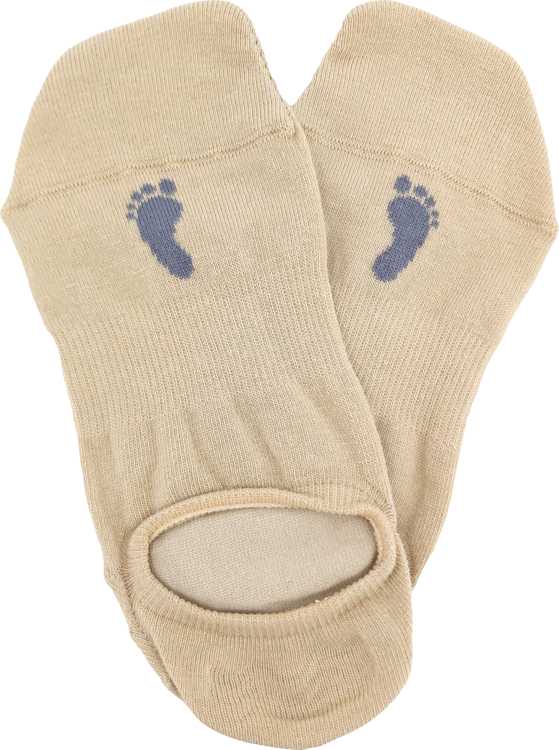Obrázek z VOXX Ponožky anatomicky tvarované BAREFOOT SNEAKER neviditelné BÉŽOVÉ (3 páry) 
