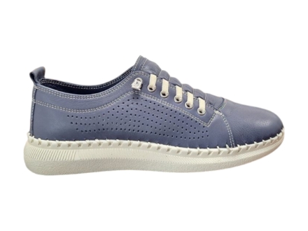 Obrázek Wild 647040 Navy Dámské celokožené boty
