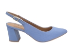 Obrázek z Piccadilly 745145-35 Dámské sandály na podpatku modré 