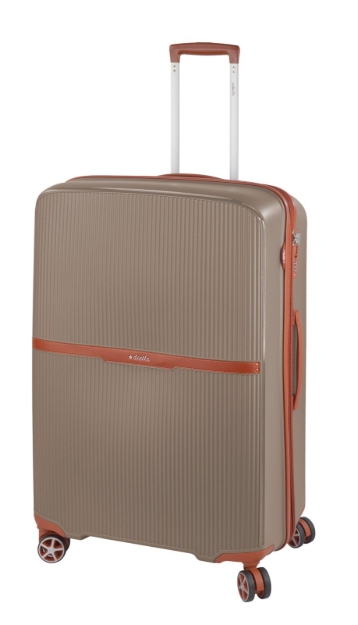 Obrázek z Cestovní kufr Dielle L PP STRIPE 190-76-60 hnědá 114 L 