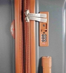 Obrázek z Cestovní kufr Dielle L PP STRIPE 190-76-60 hnědá 114 L 