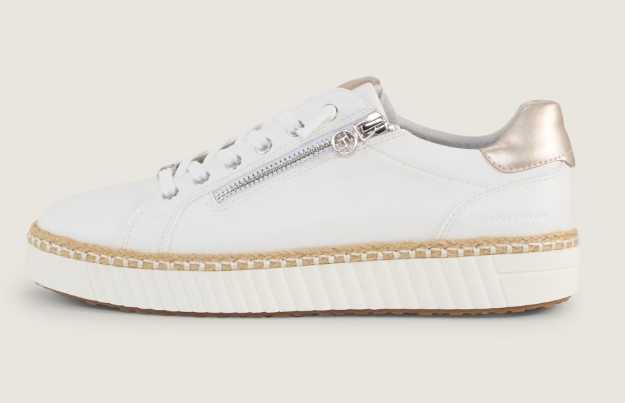 Obrázek z Tom Tailor 9590330001 Dámské tenisky bílé 