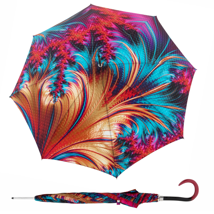 Obrázek z DOPPLER MANUFAKTUR Elegance Boheme Primavera - dámský luxusní deštník s potiskem 