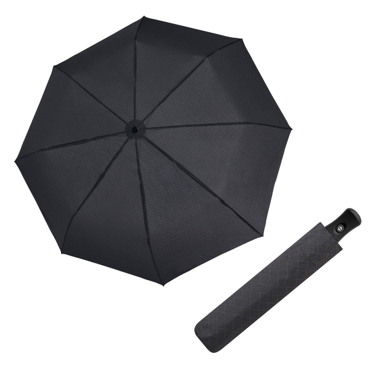 Obrázek z DERBY Hit Magic - pánský plně automatický skládací deštník černá 
