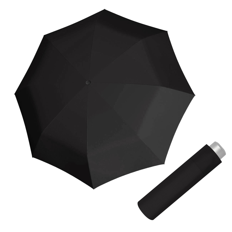 Obrázek z DERBY Mini Light Uni - pánský skládací deštník černá 