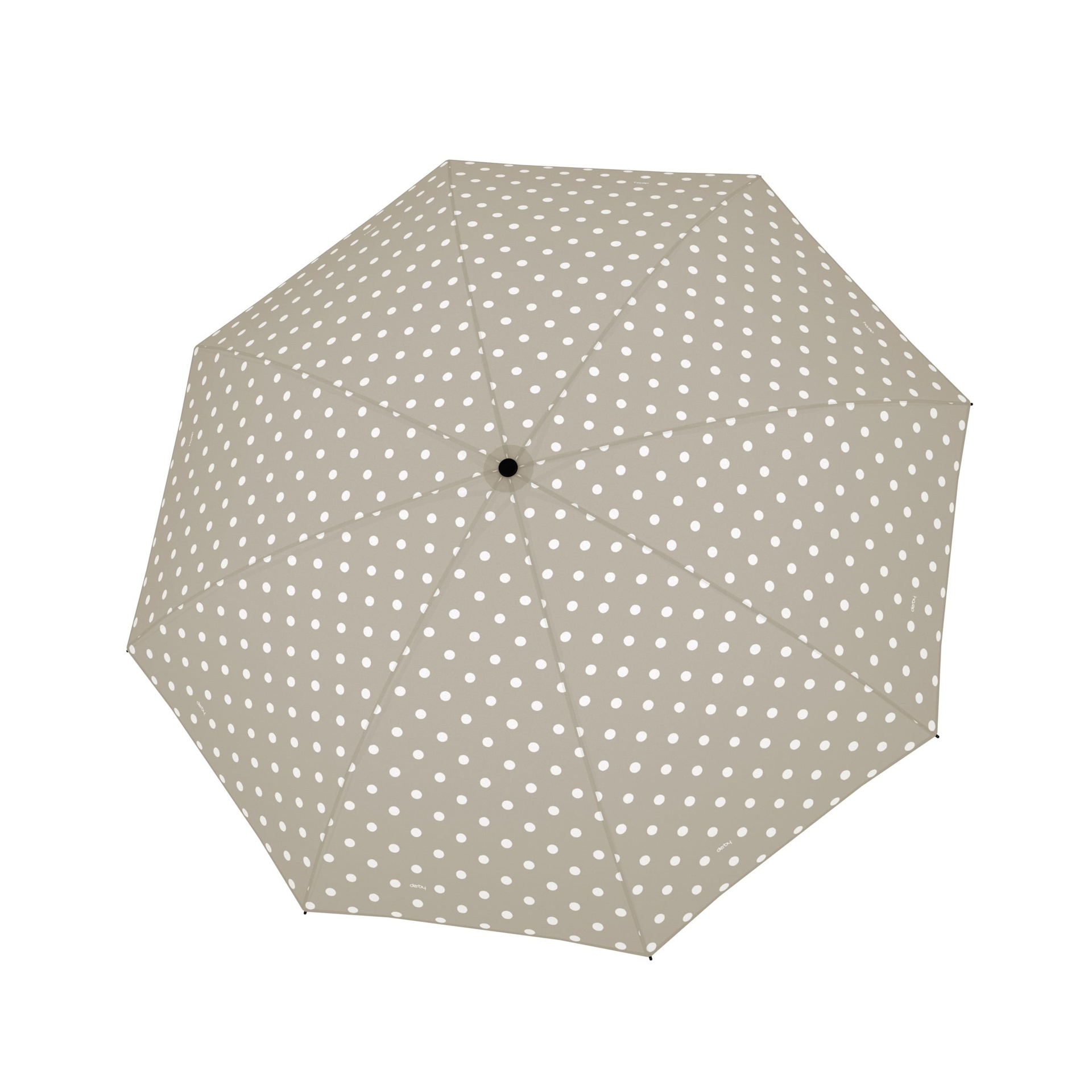 DERBY Hit Mini Dots Beige dámský skládací deštník béžová 700165PDO01