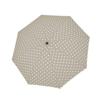 DERBY Hit Mini Dots Beige - dámský skládací deštník béžová