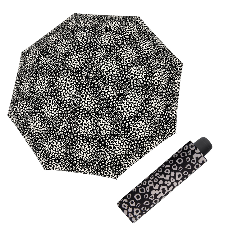 Obrázek z DERBY Hit Mini Loop Black & White - dámský skládací deštník bílá 