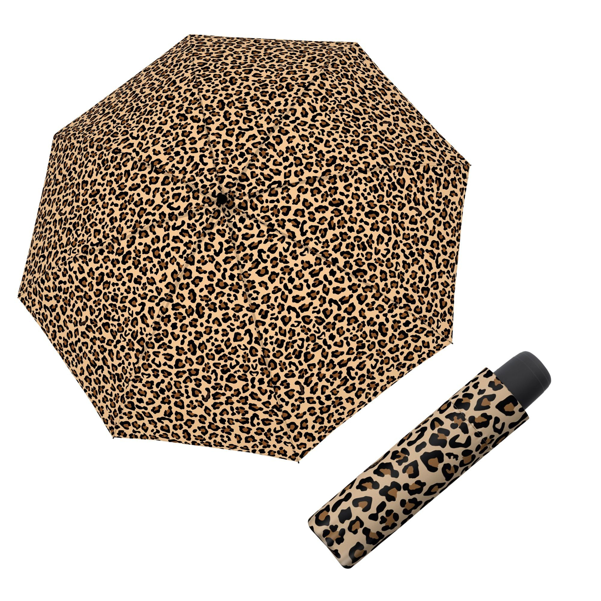 DERBY Hit Mini Leo dámský skládací deštník hnědá 700165PLE