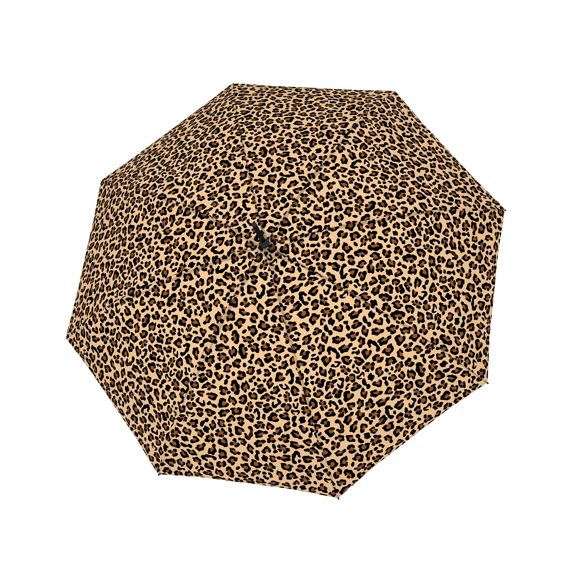 DERBY Lang Hit AC Leo dámský holový vystřelovací deštník hnědá 77265PLE