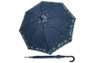 Obrázek z DERBY Lang Hit AC Crystal - dámský holový vystřelovací deštník modrá 