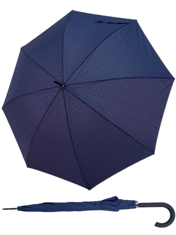 DERBY Hit Lang AC Minimals dámský holový vystřelovací deštník modrá 77265PM01