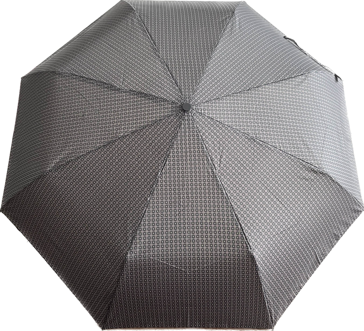 Obrázek z DERBY Hit Mini gents printed / Herren gemustert- pánský skládací deštník šedá 
