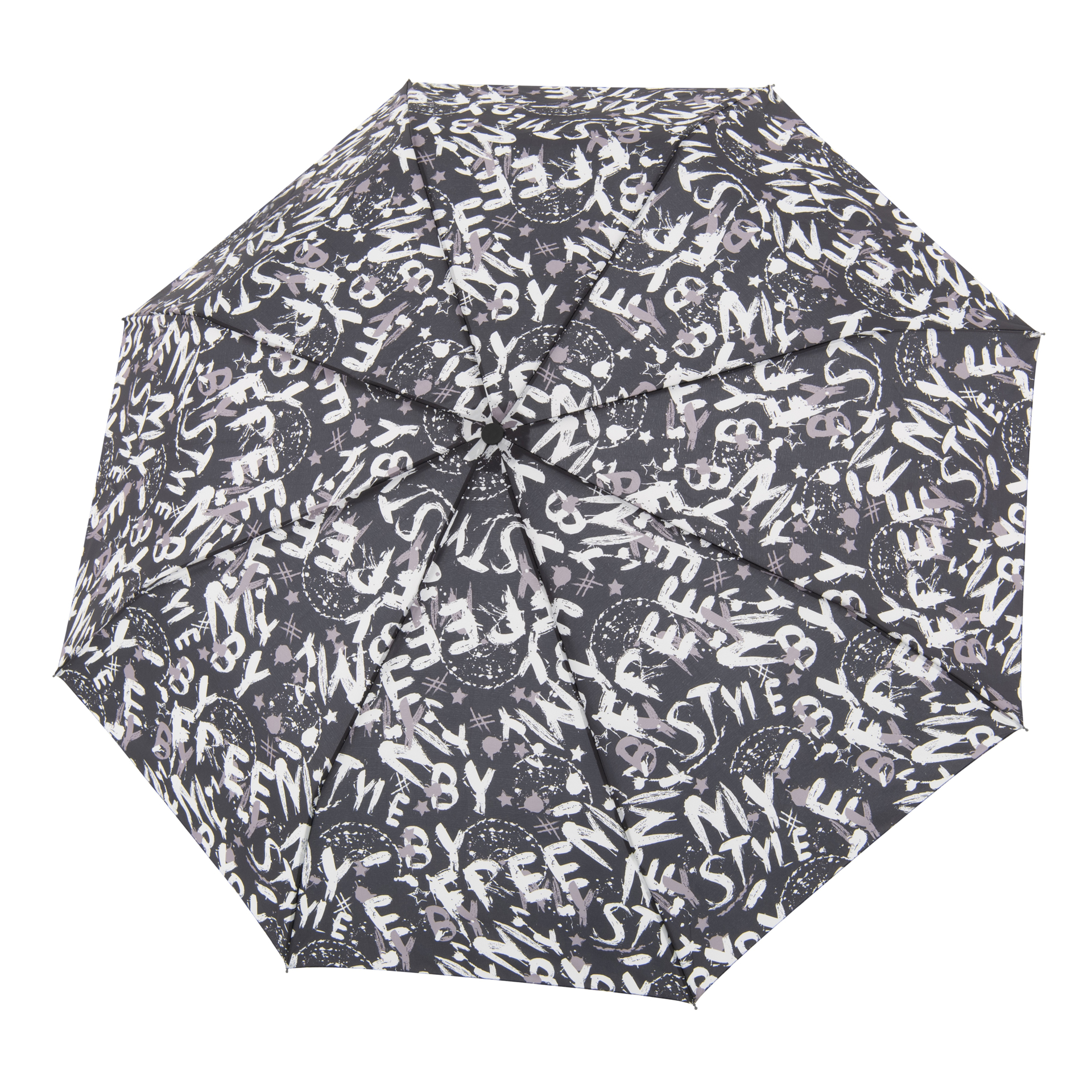 DERBY Hit Lang AC Graffiti dámský holový vystřelovací deštník vícebarevný 77265PGR03