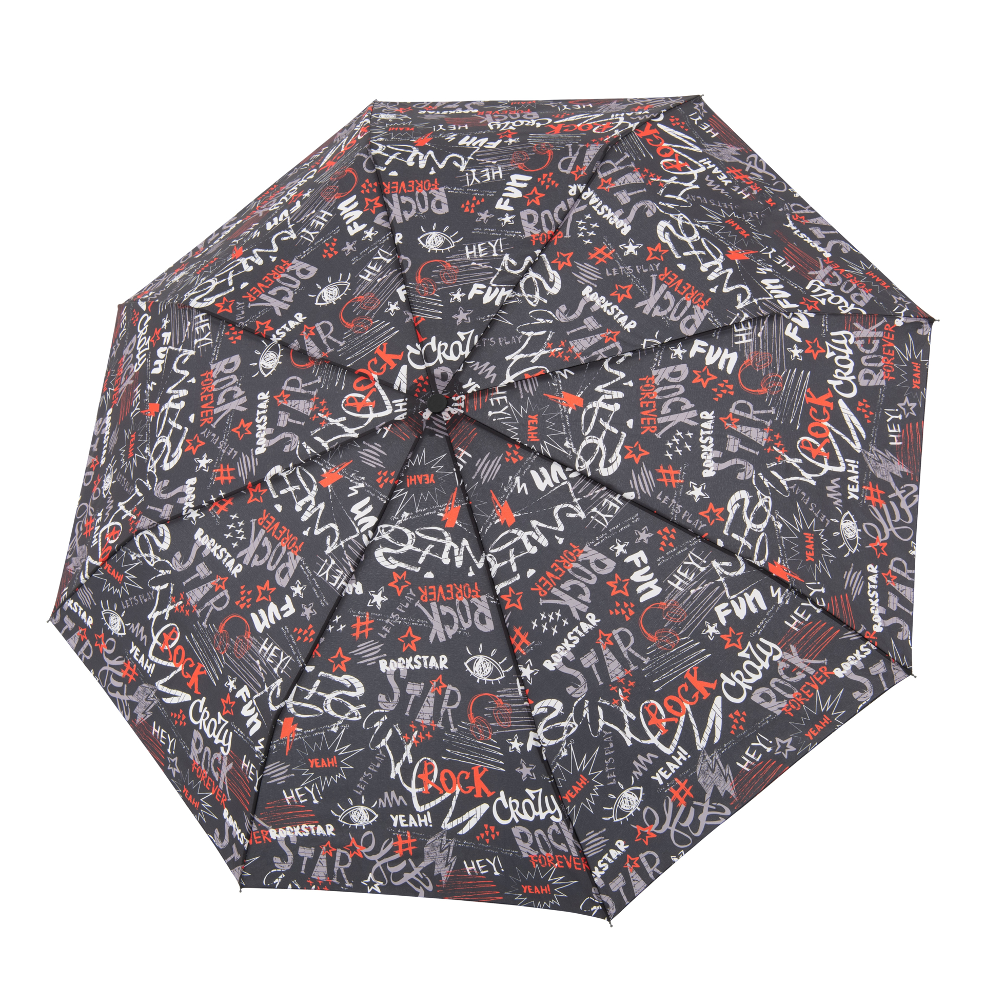 DERBY Hit Lang AC Graffiti dámský holový vystřelovací deštník vícebarevný 77265PGR03