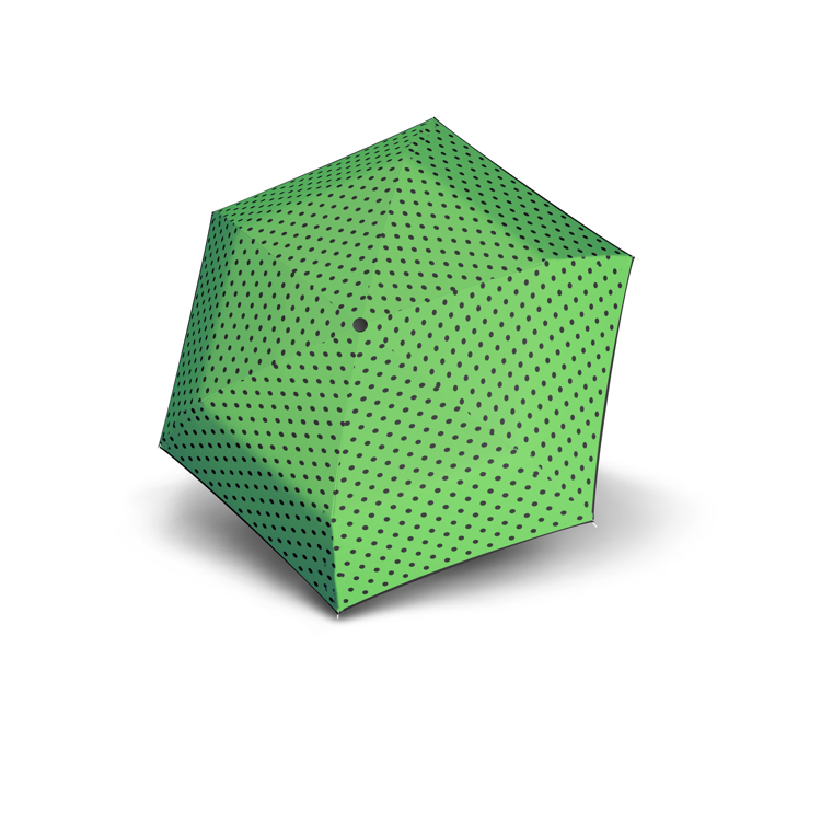 Obrázek z DERBY Kids Mini Dots - dětský/dámský skládací deštník zelená 